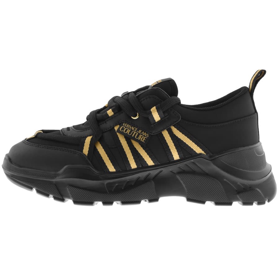 Alternative Image for ProductVersace Jeans Couture Logo Trainers Black1